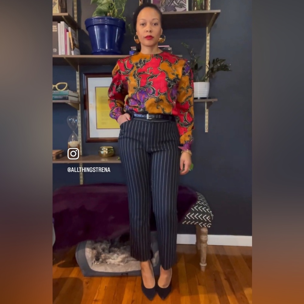 VINTAGE LAUREN RALPH LAUREN PINSTRIPE PANTS